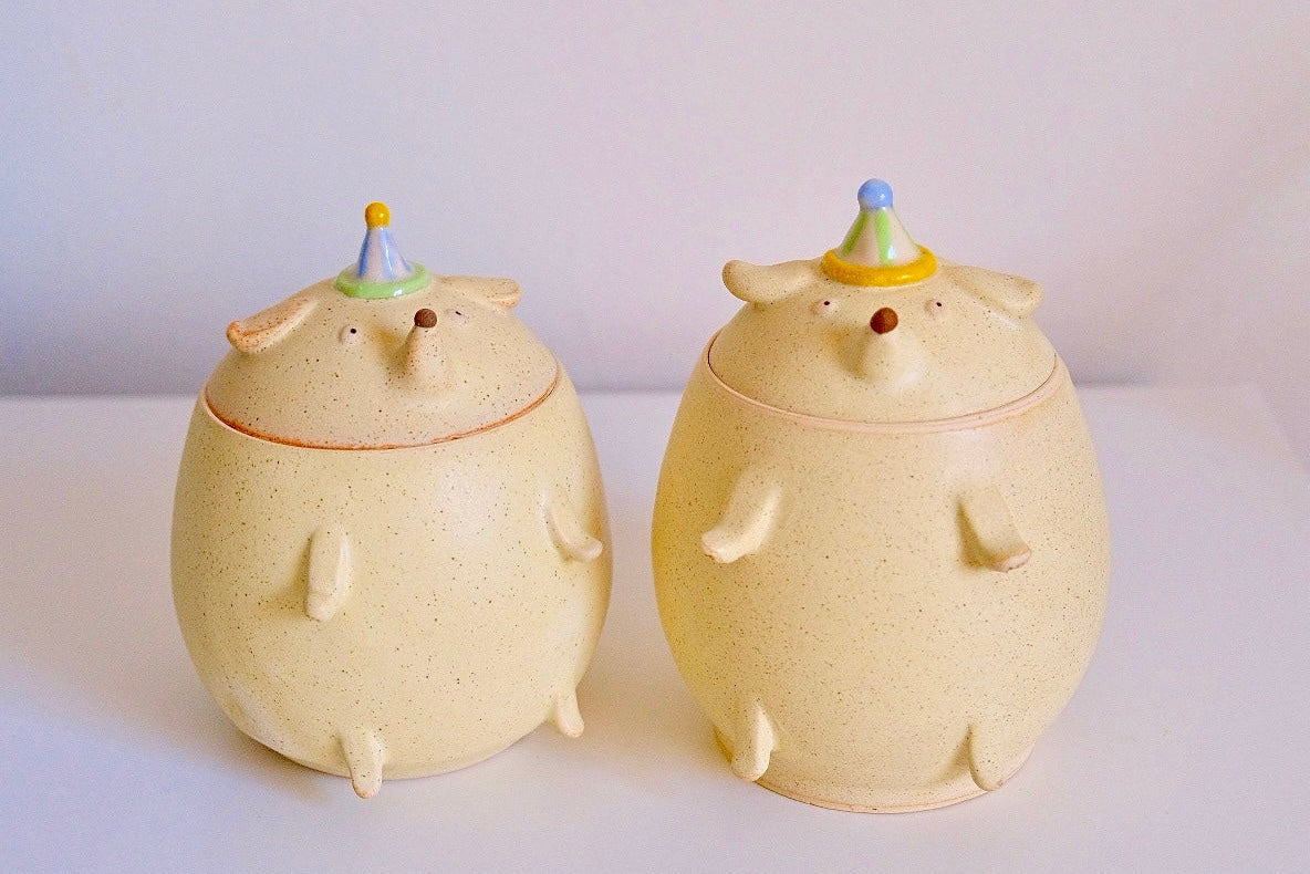 PRE-ORDER: "Beeb" - Soft Butter Dog Jar