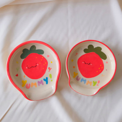 Fruity Spoon Rest - Strawberry