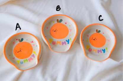 Fruity Spoon Rest - Orange
