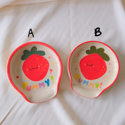 Fruity Spoon Rest - Strawberry
