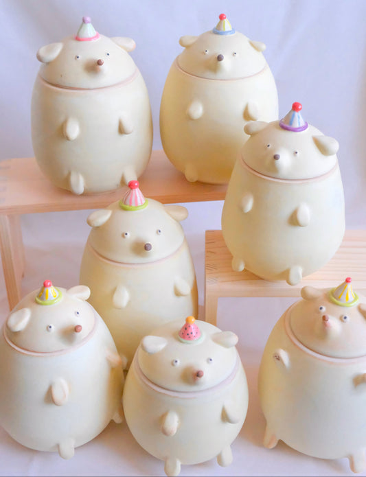 *B-Grade* Beeb Butter Dog Jar