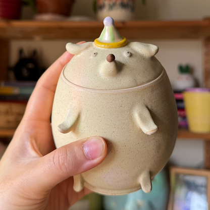 PRE-ORDER: "Beeb" - Soft Butter Dog Jar
