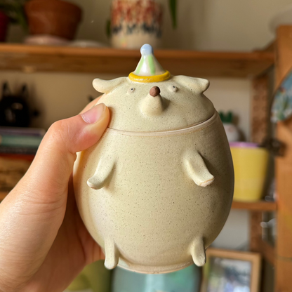 PRE-ORDER: "Beeb" - Soft Butter Dog Jar