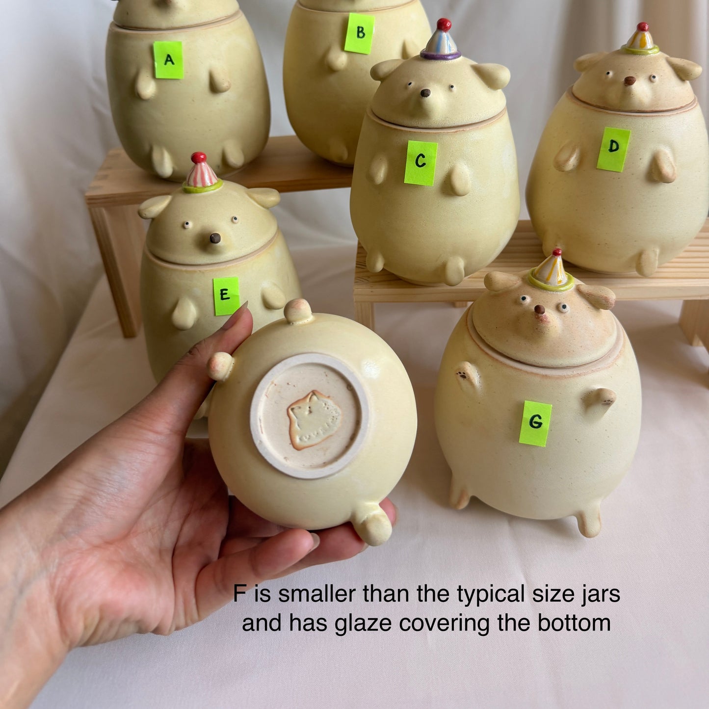 *B-Grade* Beeb Butter Dog Jar