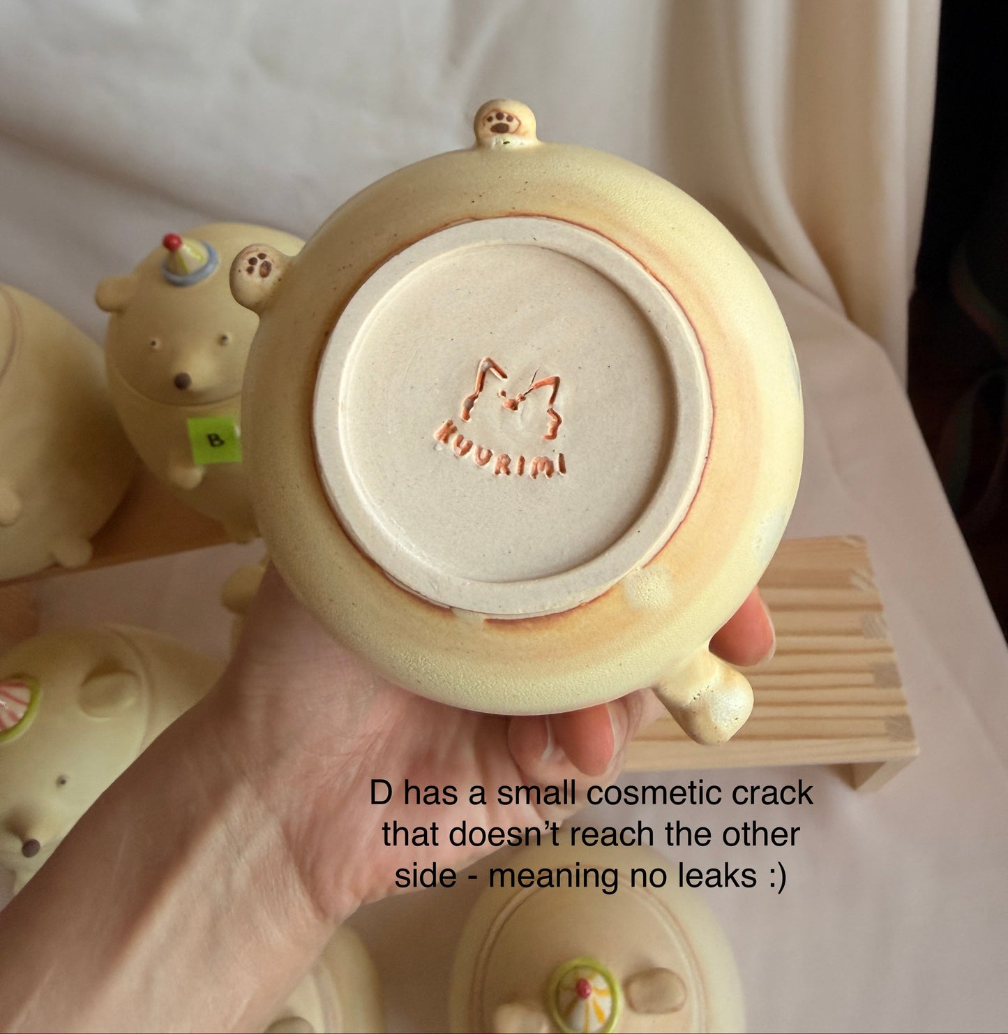 *B-Grade* Beeb Butter Dog Jar