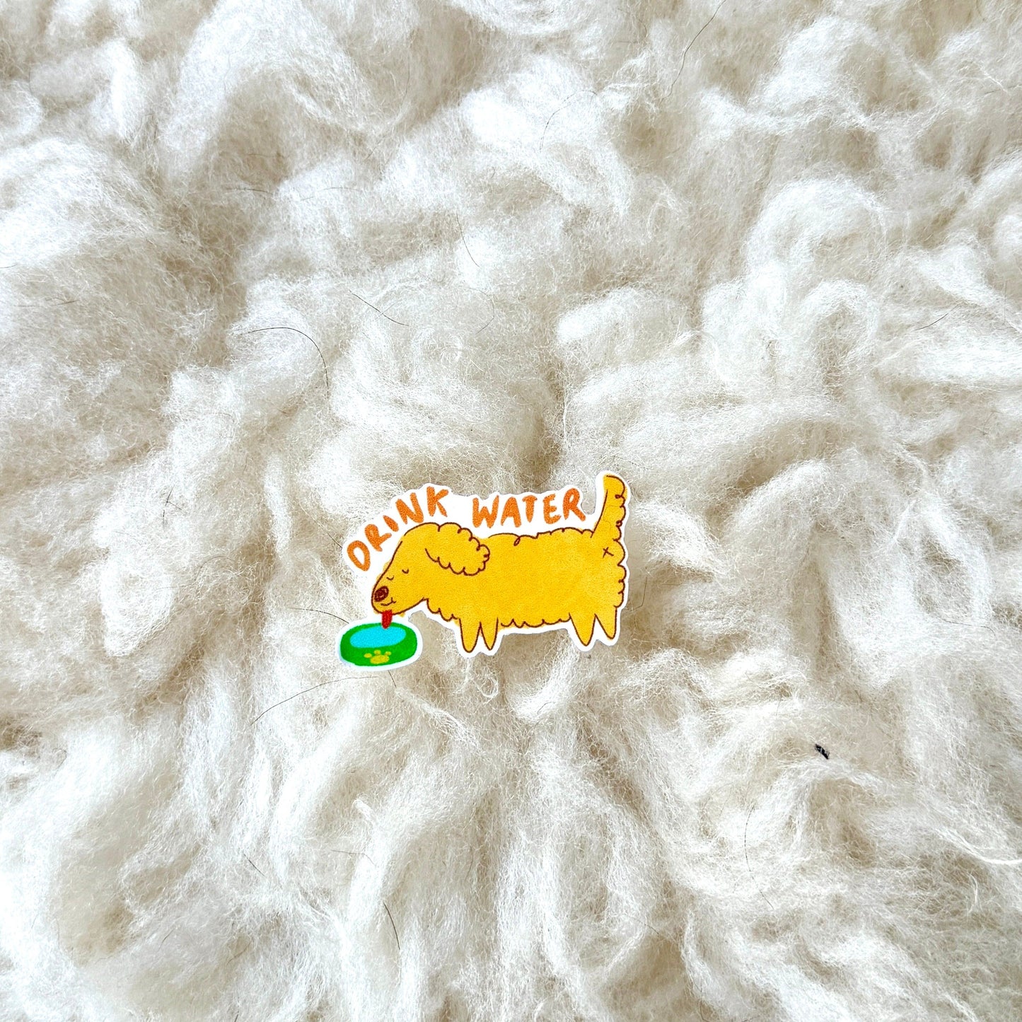 "Drink Water" Sticker