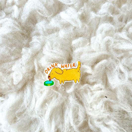"Drink Water" Sticker