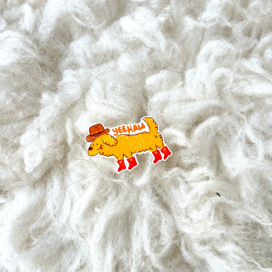 "Yeehaw" Sticker