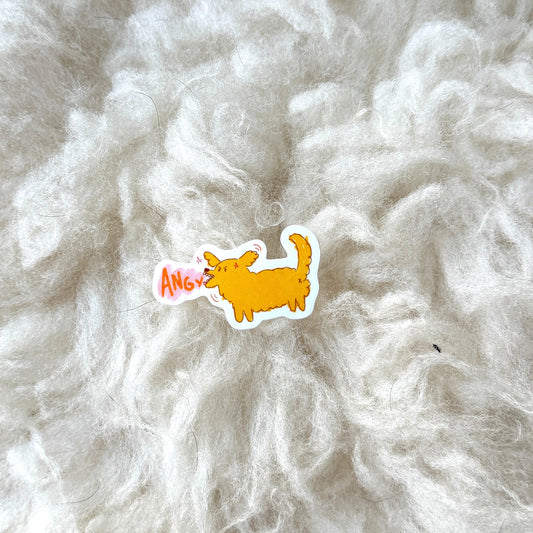 "Angy" Sticker